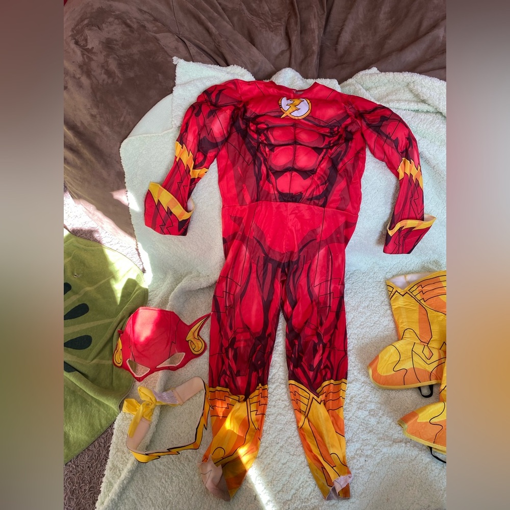 Kids Flash Dress up Costume/ Large